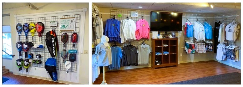 Pro shop at Racquets for Life - Simsbury CT